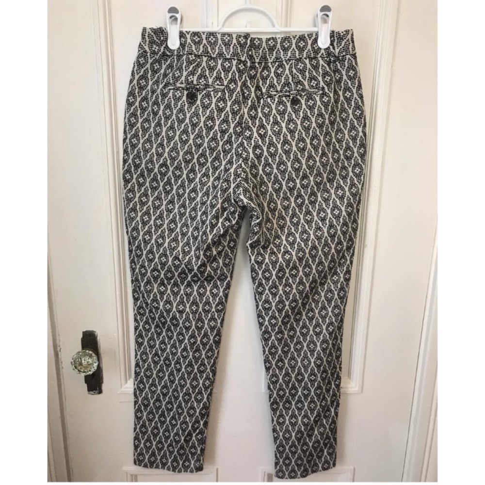 Embroidered Pattern Cigarette Trouser - Picture 2 of 4